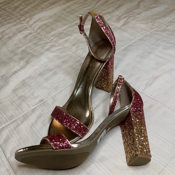 Sparkly Strappy Heels - Picture 1 of 4